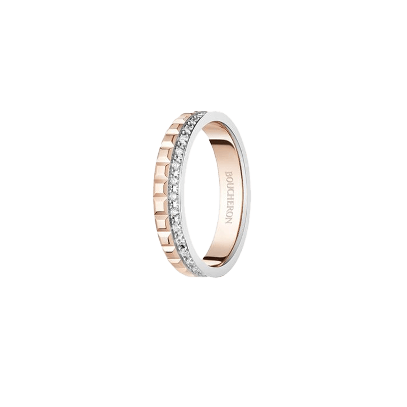 BOUCHERON ブシュロン キャトル ラディアント クル ド パリ ダイヤモンド リング ハーフ JAL00280
