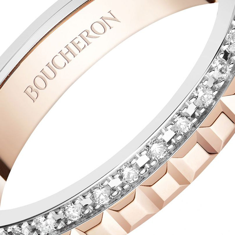 BOUCHERON ブシュロン キャトル ラディアント クル ド パリ ダイヤモンド リング ハーフ JAL00280