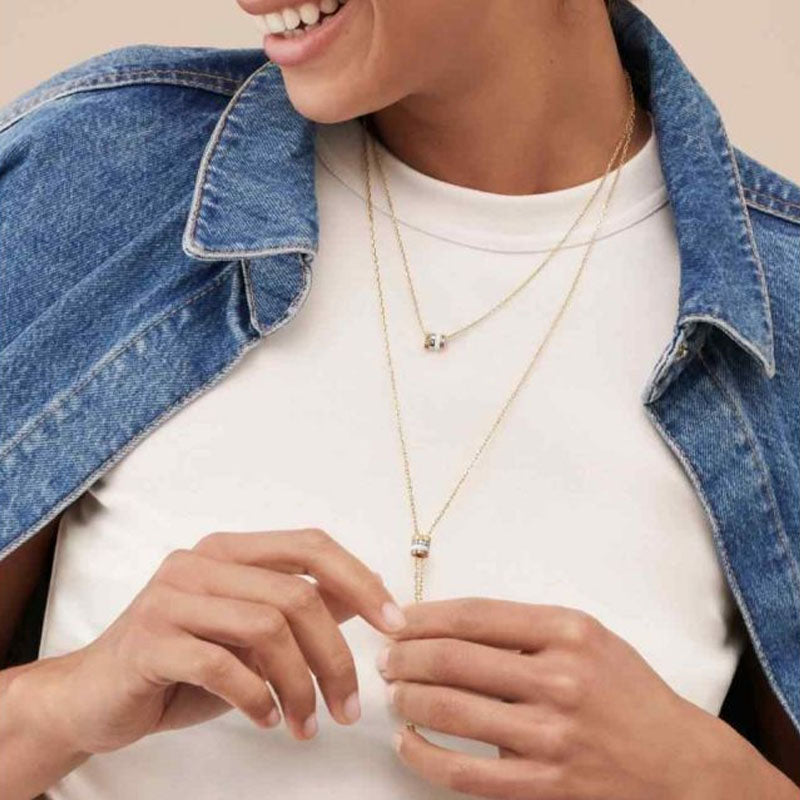 BOUCHERON ブシュロン キャトル ホワイト タイネックレス スモール JCL01152