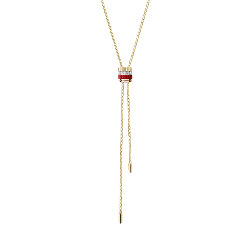 BOUCHERON ブシュロン キャトル レッド タイネックレス スモール JCL01153