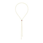 BOUCHERON ブシュロン キャトル レッド タイネックレス スモール JCL01153