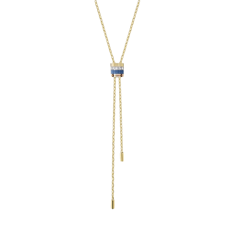 BOUCHERON ブシュロン キャトル ブルー タイネックレス スモール JCL01154