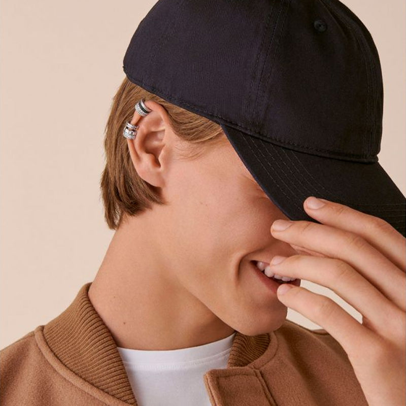 BOUCHERON ブシュロン キャトル ブラック シングル クリップイヤリング スモール JCO01475