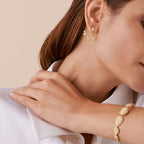 BOUCHERON ブシュロン セルパンボエム 4モチーフ シングル スタッズイヤリング JCO01580