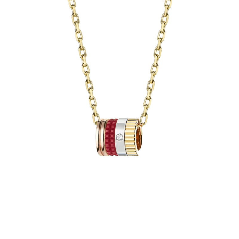 BOUCHERON ブシュロン キャトル レッド ペンダント スモール JPN00617