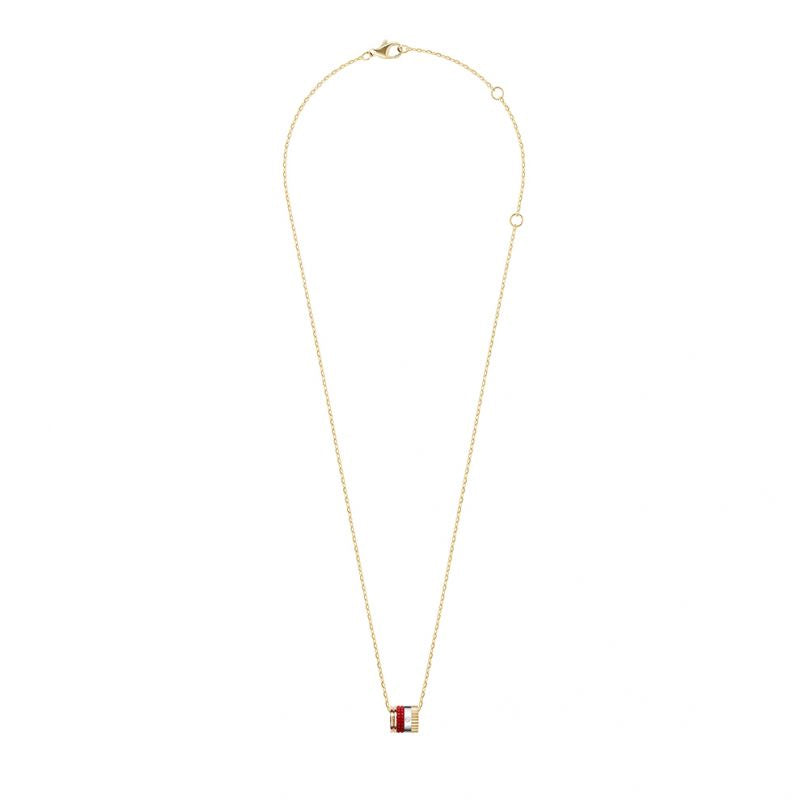 BOUCHERON ブシュロン キャトル レッド ペンダント スモール JPN00617