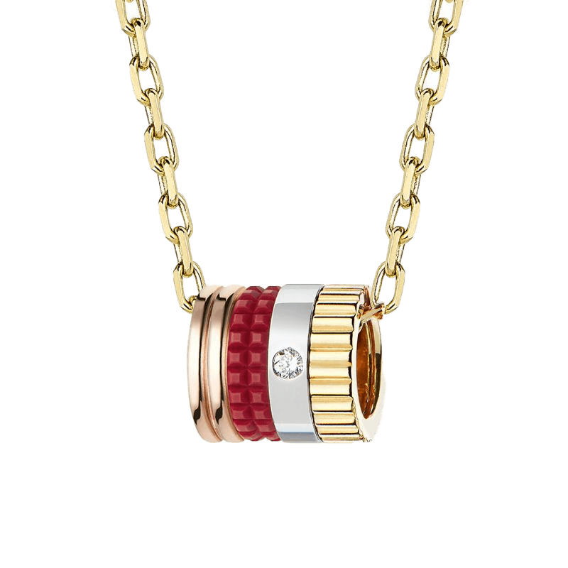 BOUCHERON ブシュロン キャトル レッド ペンダント スモール JPN00617