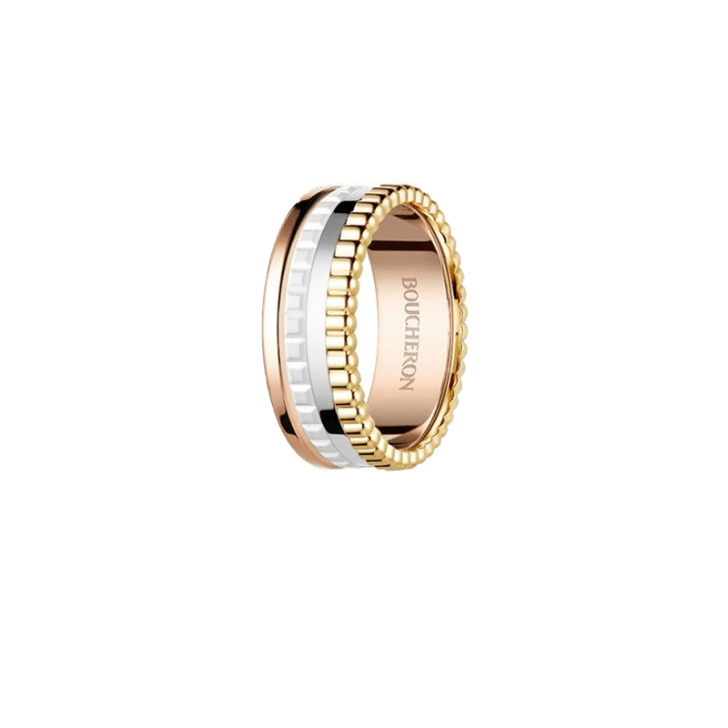 BOUCHERON ブシュロン キャトル ホワイト リング スモール JRG01596