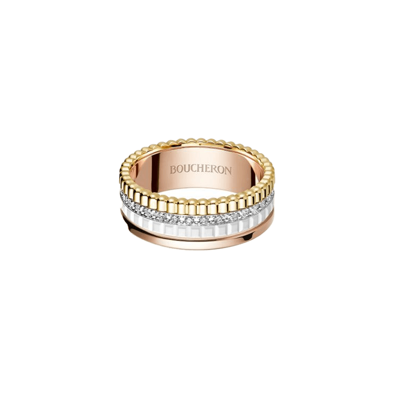 BOUCHERON ブシュロン キャトル ホワイト ダイヤモンド リング スモール JRG01597