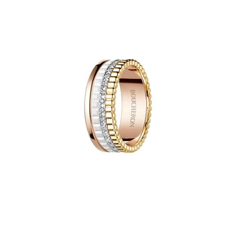 BOUCHERON ブシュロン キャトル ホワイト ダイヤモンド リング スモール JRG01597