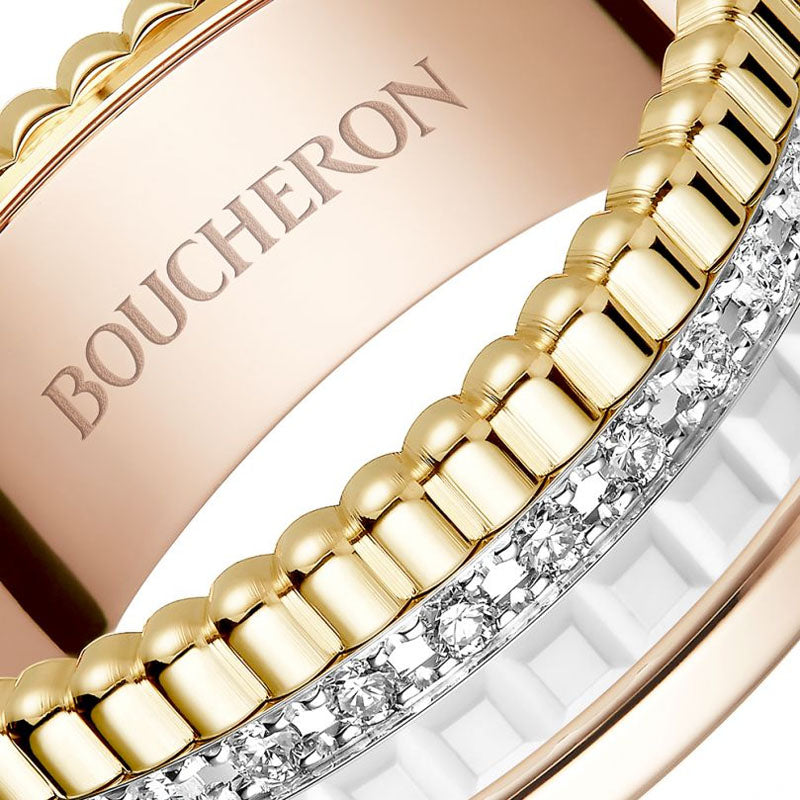 BOUCHERON ブシュロン キャトル ホワイト ダイヤモンド リング スモール JRG01597