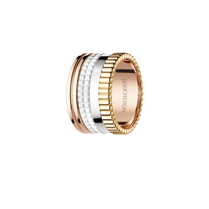 BOUCHERON ブシュロン キャトル ホワイト リング ラージ JRG01598