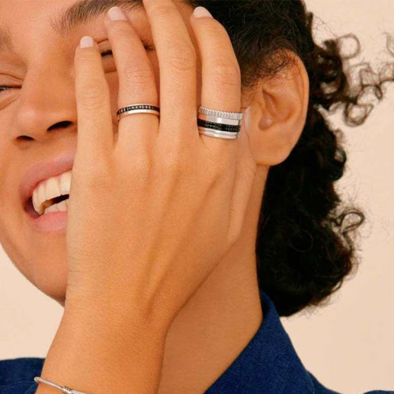 BOUCHERON ブシュロン キャトル ブラック リング ラージ JRG01789