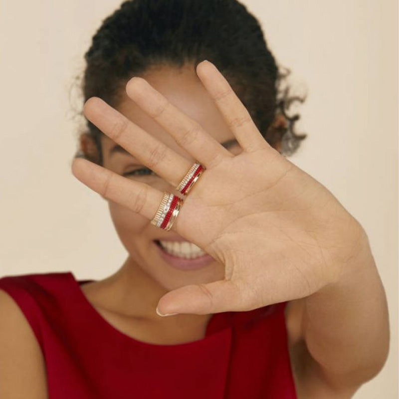 BOUCHERON ブシュロン キャトル レッド ダイヤモンド リング スモール JRG02938