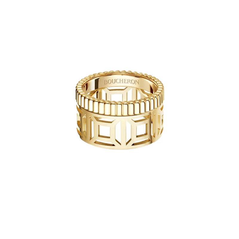 BOUCHERON ブシュロン キャトル ラディアント オープンワーク リング JRG03004