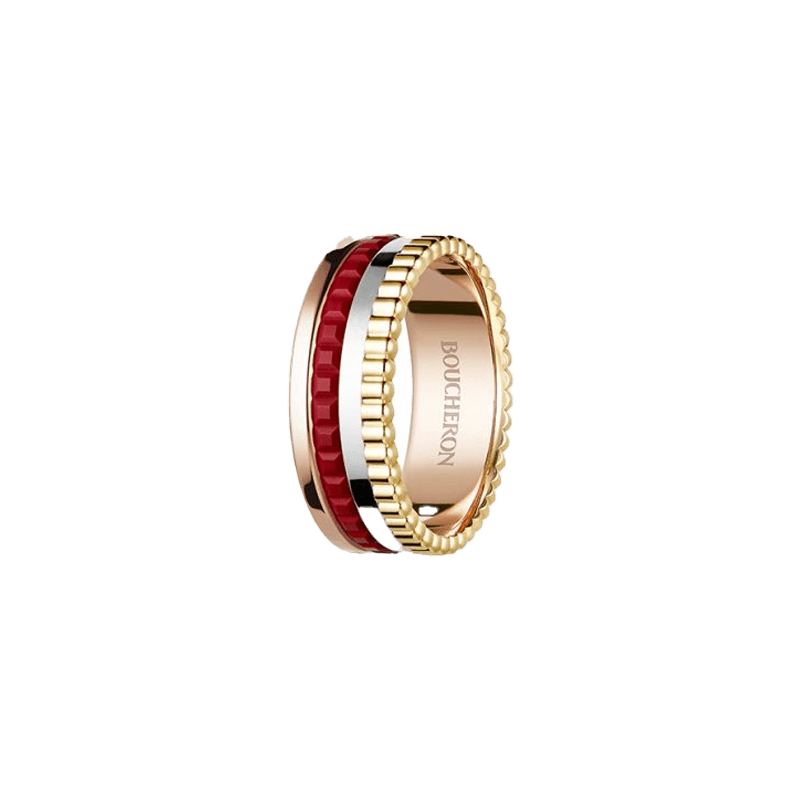 BOUCHERON ブシュロン キャトル レッド リング スモール JRG03020