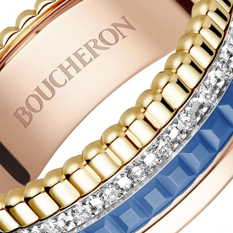 BOUCHERON ブシュロン キャトル ブルー ダイヤモンド リング スモール JRG03028