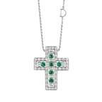 ダミアーニ ベルエポック クロス エメラルド 28x23MM 20073473