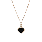 ショパール ハッピーハート ネックレス(オニキス) 797482-5201