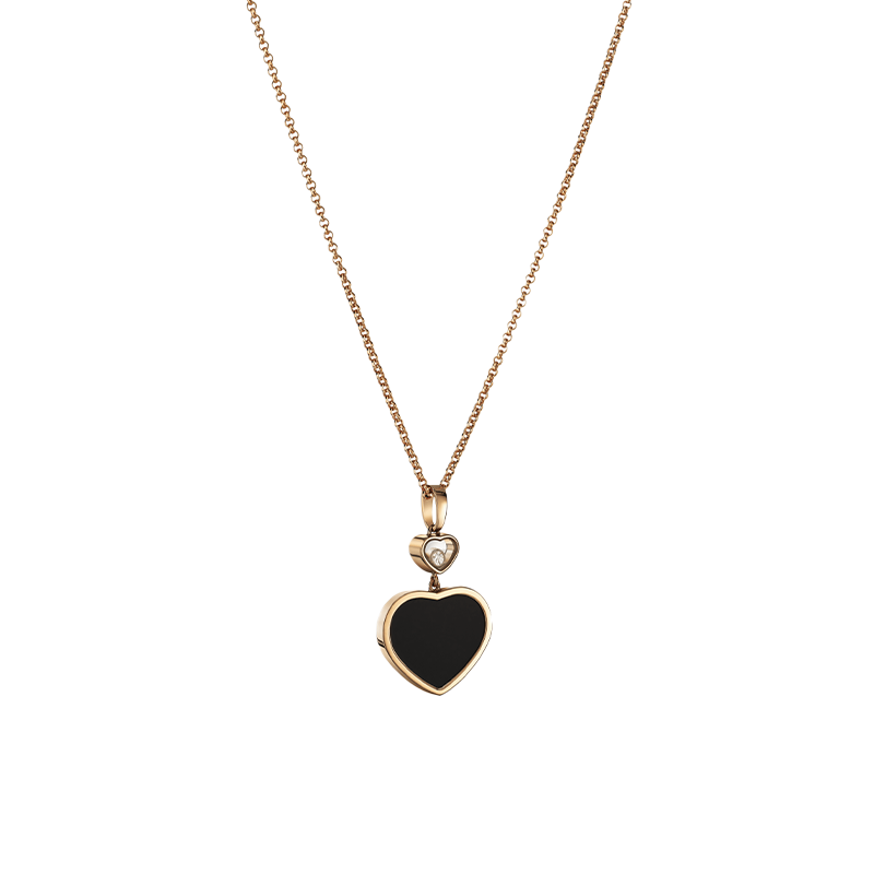 ショパール ハッピーハート ネックレス(オニキス) 797482-5201