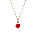 ショパール ハッピーハート ネックレス(レッドストーン) 797482-5801