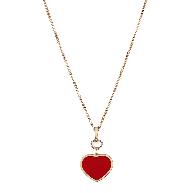 ショパール ハッピーハート ネックレス(レッドストーン) 797482-5801
