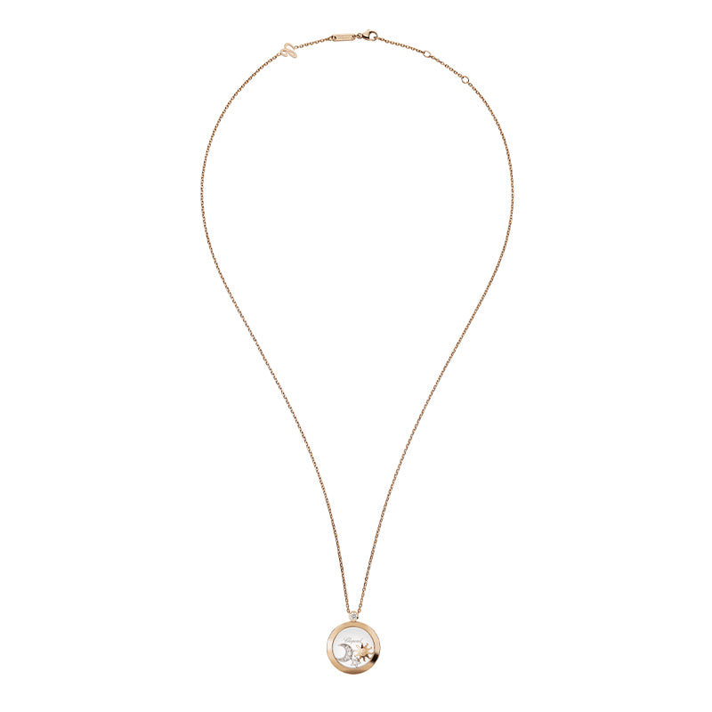 ショパール ハッピーサン ムーンアンドスター ネックレス 799434-5201