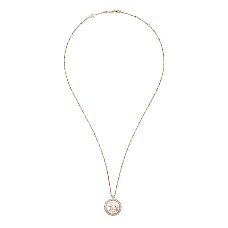 ショパール ハッピーサン ムーンアンドスター ネックレス 799434-5401