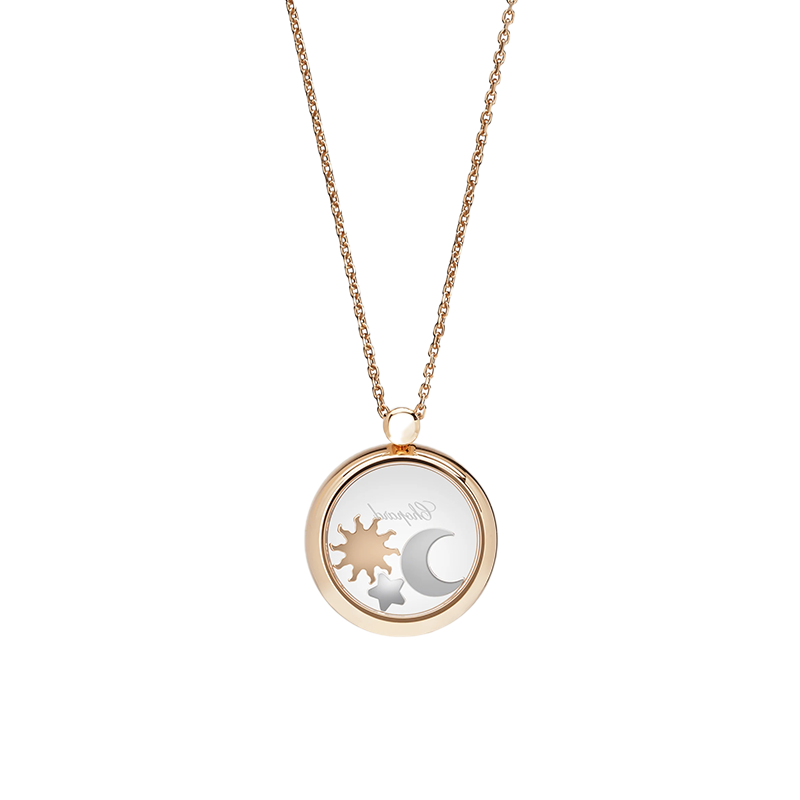 ショパール ハッピーサン ムーンアンドスター ネックレス 799434-5401
