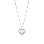 ショパール ハッピーダイヤモンド  アイコン ハートネックレス 79A038-1201