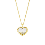 ショパール ハッピーダイヤモンド  アイコン ハートネックレス 79A039-0001