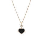 ショパール ハッピーハート ネックレス(オニキス) 79A074-5201