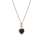 ショパール ハッピーハート ネックレス(オニキス) 79A074-5201
