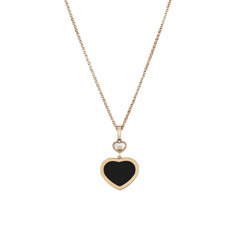 ショパール ハッピーハート ネックレス(オニキス) 79A074-5201 ショパール ハッピーハート ネックレス(オニキス) 79A074-5201