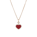 ショパール ハッピーハート ネックレス(レッドストーン) 79A074-5801