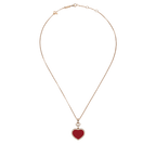 ショパール ハッピーハート ネックレス(レッドストーン) 79A074-5801
