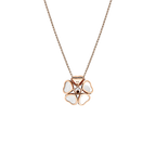 ショパール ハッピーハートフラワー  ネックレス(MOP) 79A085-5301