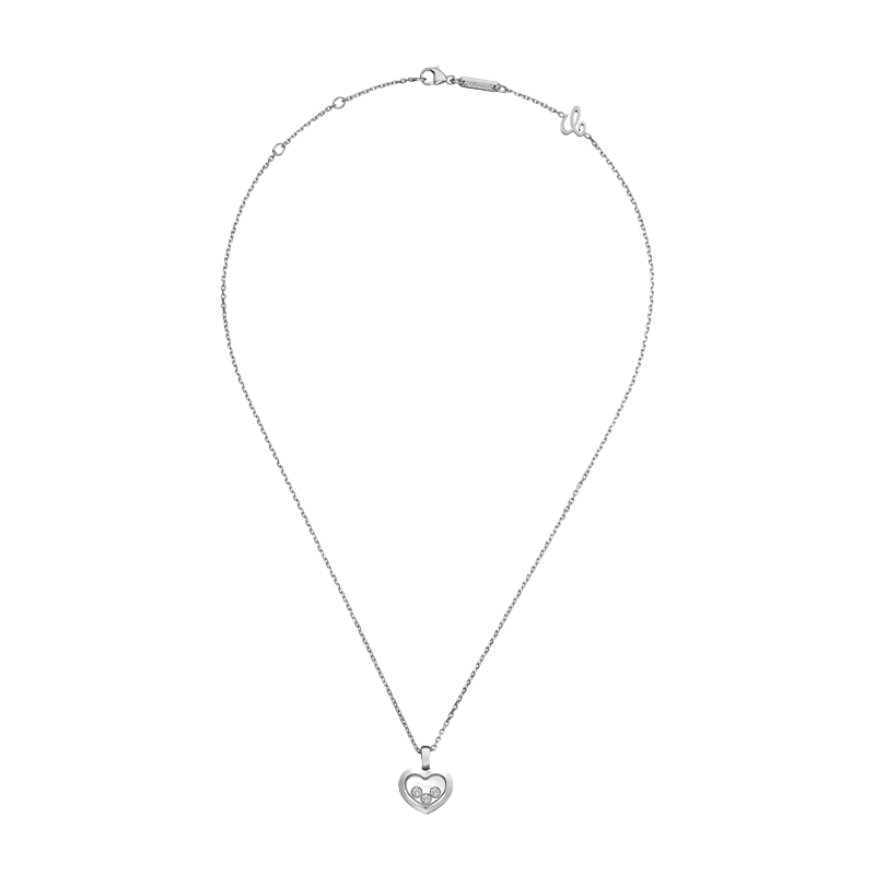 ショパール ハッピーダイヤモンド  アイコン ハートネックレス 79A611-1001