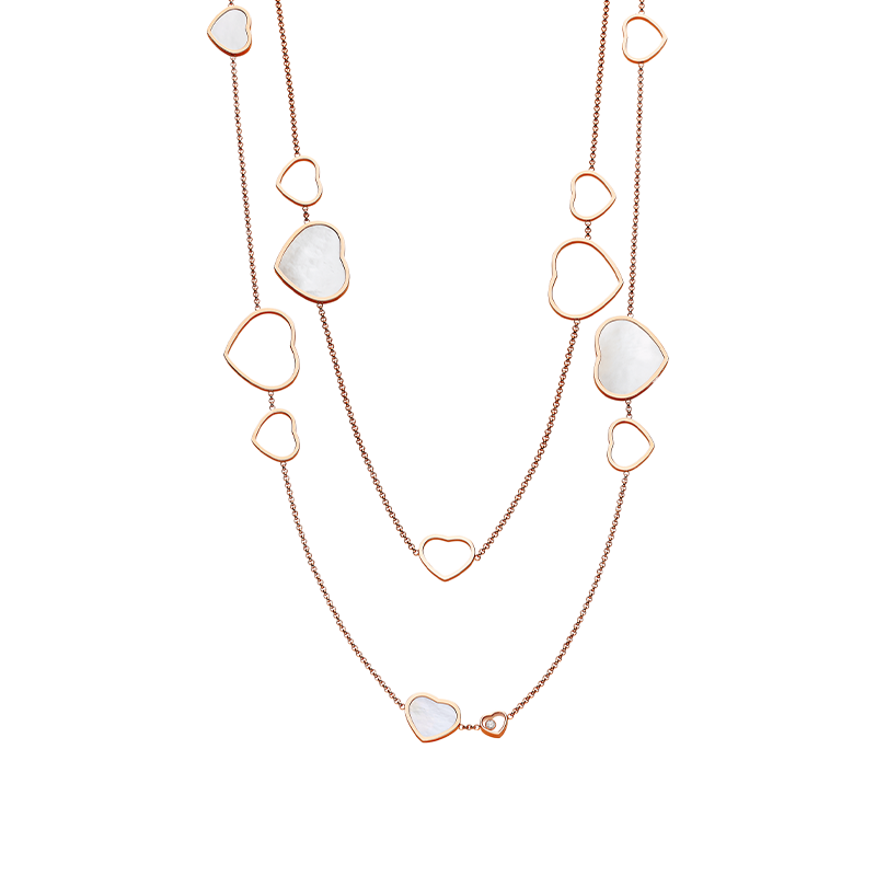 ショパール ハッピーハート ロングネックレス(MOP) 817482-5301