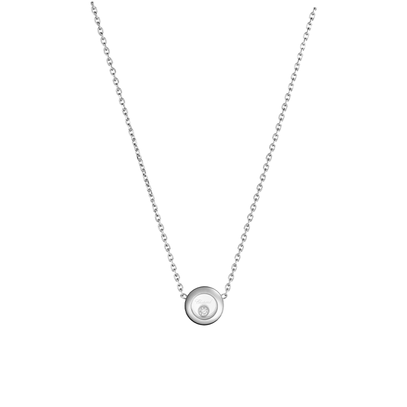 ショパール ハッピーダイヤモンド アイコン ラウンネックレス(両吊) S 81A017-1001