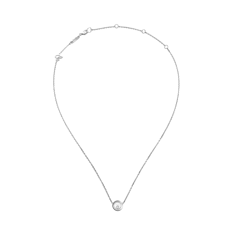 ショパール ハッピーダイヤモンド アイコン ラウンネックレス(両吊) S 81A017-1001