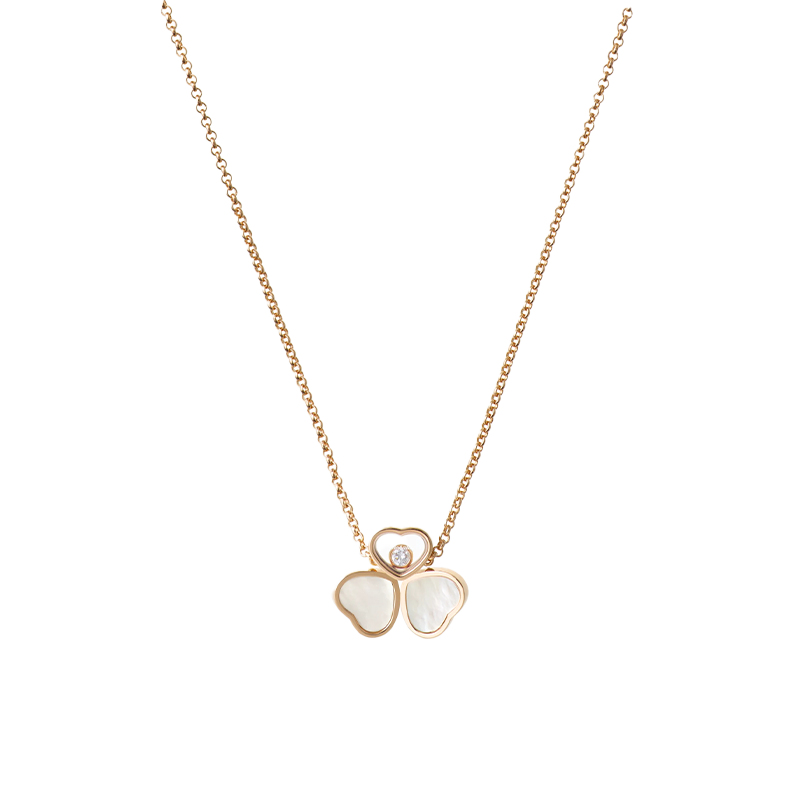 ショパール ハッピーハートウイング ネックレス(MOP) 81A083-5311