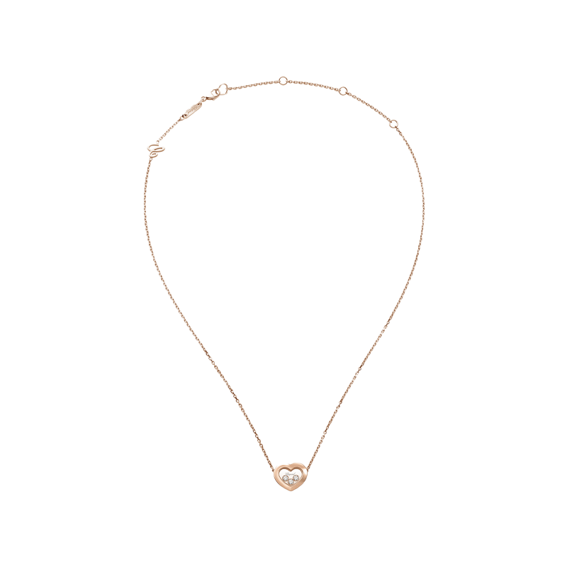 ショパール ハッピーダイヤモンド  アイコン ハートネックレス 81A611-5001
