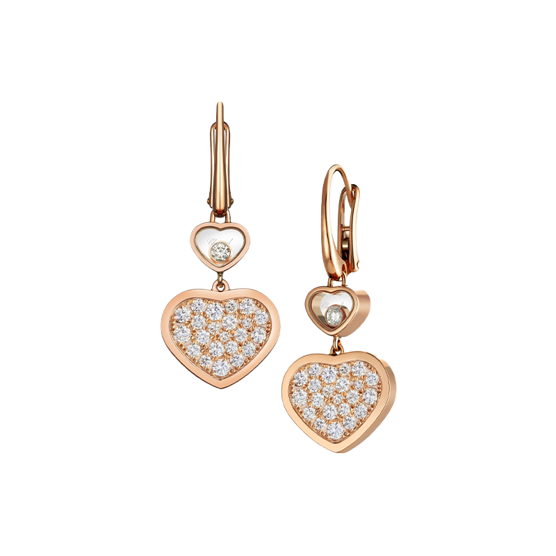 ショパール ハッピーハート ピアス(ダイヤ) 837482-5009