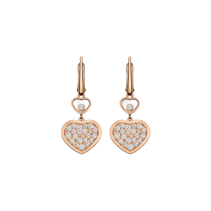 ショパール ハッピーハート ピアス(ダイヤ) 837482-5009