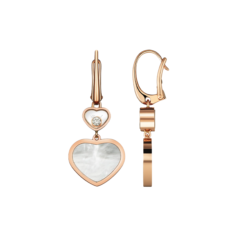 ショパール ハッピーハート ピアス(MOP) 837482-5310