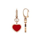 ショパール ハッピーハート ピアス(レッドストーン) 837482-5810