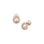 ショパール ハッピーダイヤモンド アイコン ラウンド STピアス 83A017-5201