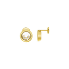 ショパール ハッピーダイヤモンド アイコン ラウンド STピアス 83A018-0001