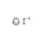 ショパール ハッピーダイヤモンド アイコン ラウンド STピアス 83A018-1001